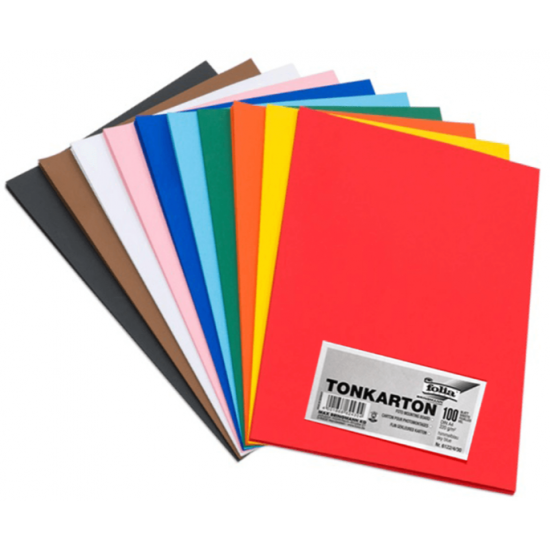 FOLIA ΧΑΡΤΟΝΙ Α4 220gr ΔΙΑΦΟΡΑ ΧΡΩΜΑΤΑ 100 ΦΥΛΛΑ